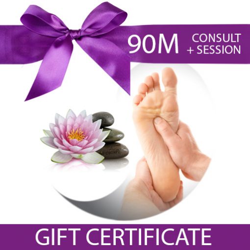Reflexology Gift Certificate 90m plus consult